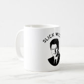 Glatter Willie - Bill Clinton Kaffeetasse (Vorderseite Links)