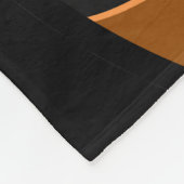 Glattes Basketball-Schwarzes Fleecedecke (Ecke)