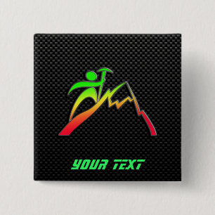 Glattes Bergsteigen Button