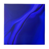 glattes blaues Design Fliese (Vorderseite)