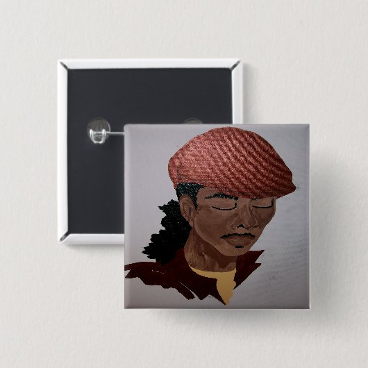 Glattes Brotha durch Kenia Verrett Button (Vorne & Hinten)