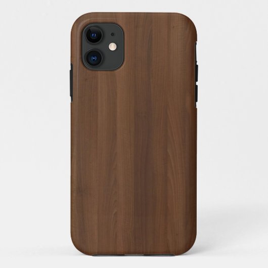 Glattes Chocholate Holz-Korn Case-Mate iPhone Hülle (Rückseite)