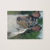 Glattes Collie Merle Hundepuzzlespiel Puzzle (Horizontal)