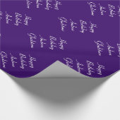 Glattes dunkles lila/blaues geschenkpapier (Ecke)