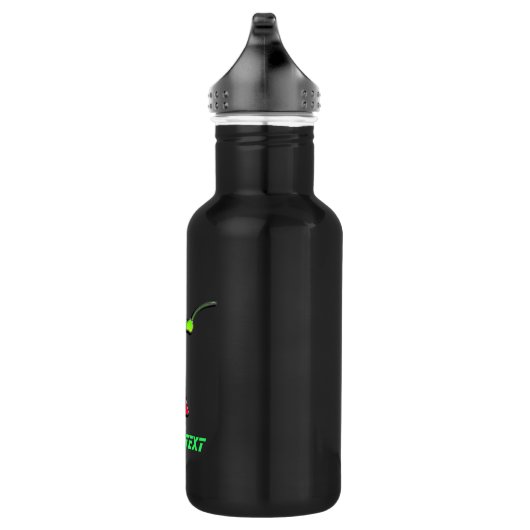 Glattes Fechten Edelstahlflasche (Rechts)