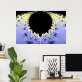 glattes gezacktes Loch Poster (Heimbüro)