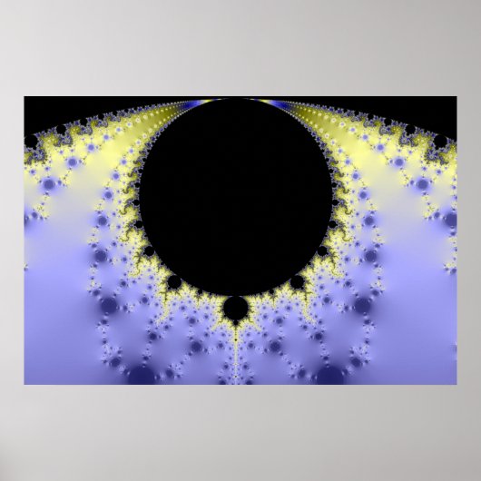 glattes gezacktes Loch Poster (Vorne)