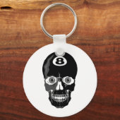 glattes Glück Schlüsselanhänger (Vorderseite)