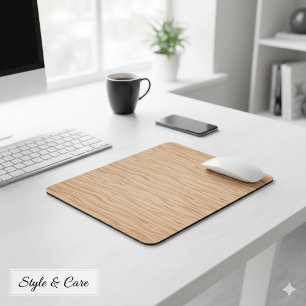 Glattes Holzstruktur-Mauspad für den täglichen Geb Mousepad