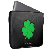 Glattes Kleeblatt Laptopschutzhülle (Vorne Rechts)