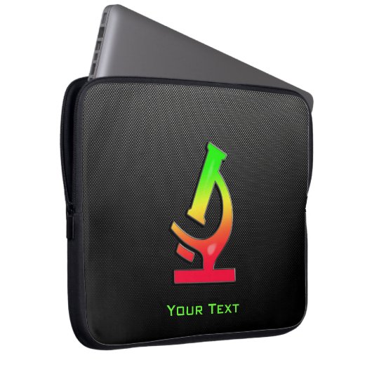 Glattes Mikroskop Laptopschutzhülle (Vorne Rechts)