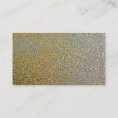 Glattes modernes strukturiertes Goldsilber des Visitenkarte (Rückseite)