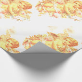 Glattes Packpapier, 30" x 6' ENGEL Geschenkpapier (Ecke)