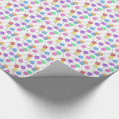 Glattes Packpapier der Lutscher-Süßigkeit (Ecke)