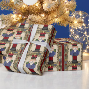 Glattes Packpapier des Weihnachtsnussknackers