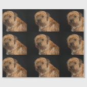 Glattes Packpapier GrenzTerriers, 30" x 6' (Flach)