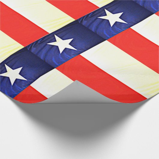 Glattes Packpapier - Texas-Flagge (Ecke)