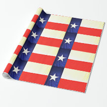 Glattes Packpapier - Texas-Flagge