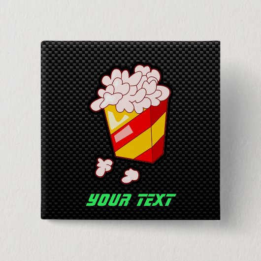 Glattes Popcorn Button (Vorderseite)