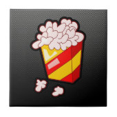 Glattes Popcorn Fliese (Vorderseite)