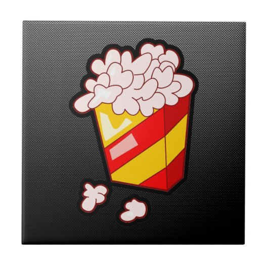 Glattes Popcorn Fliese (Vorderseite)