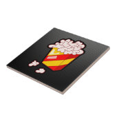 Glattes Popcorn Fliese (Seite)