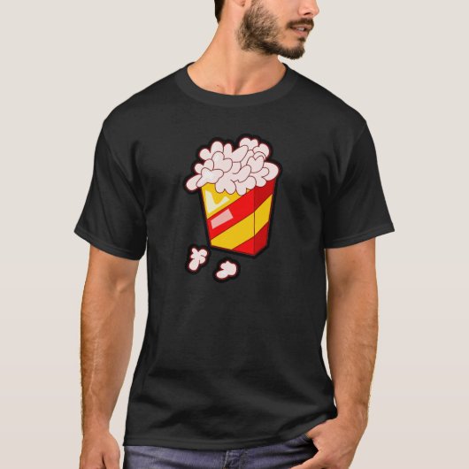 Glattes Popcorn T-Shirt (Vorderseite)