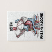 Glattes Rhythmus-Innere (medizinisches Puzzle (Horizontal)
