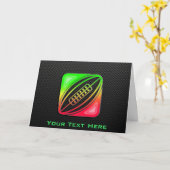 Glattes Rugby Karte (Gelbe Blume)