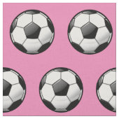 Glattes rundes Fußball-Rosa Stoff (Nahaufnahme)