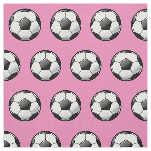 Glattes rundes Fußball-Rosa Stoff (Muster)