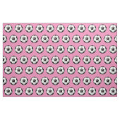 Glattes rundes Fußball-Rosa Stoff (Fat Quarter (45,7 x 55,9 cm))