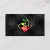 Glattes Schach Visitenkarte (Rückseite)