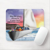 Glattes Segeln!. Mousepad (Mit Mouse)