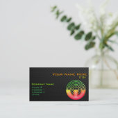 Glattes Sport-Schießen Visitenkarte (Stehend Vorderseite)