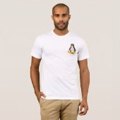 Glattes TuxLinuxpenguin-Shirt T-Shirt (Vorne ganz)