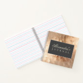Glattfarben-Spiral-Notebook Notizblock (Innenseite)