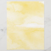 Glattfarbenes, gelbes EYELASH-ERWEITERUNGSFORMULAR Flyer (Hinten)