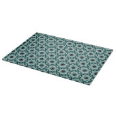 Glattform grün+schwarz geometrisch schneidebrett (Ecke)