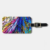 Glattglas, Tiffany - Stil, Gepäckanhänger (Vorderseite horizontal)