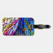 Glattglas, Tiffany - Stil, Gepäckanhänger (Rückseite horizontal)