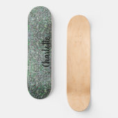 Glattglasur funkelnde Glitzer-Sequenzen Skateboard (Vorderseite)