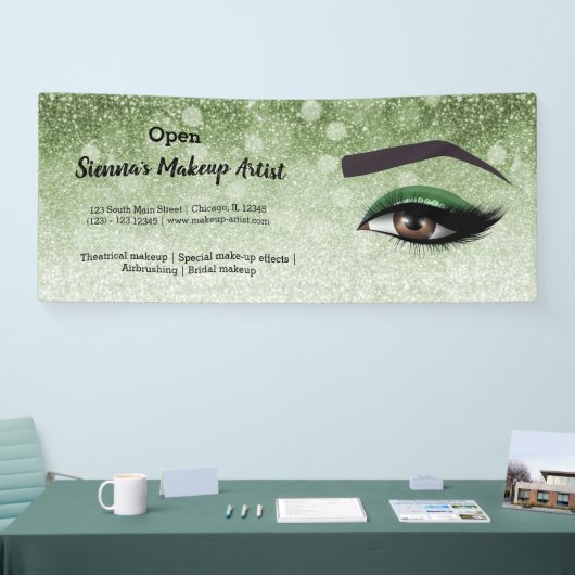 Glattglasur | Makeup artist Banner (Messe)