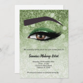 Glattglasur | Makeup artist Einladung (Vorne/Hinten)