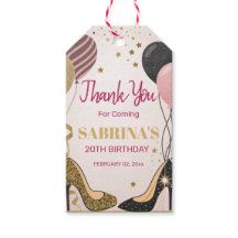 Glattgold Geburtstagsparty rot pink