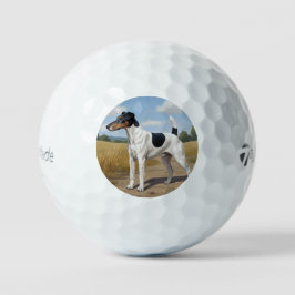 Glatthaar-Foxterrier Golfball