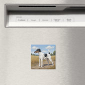 Glatthaar-Foxterrier Magnet (In Situ (Geschirrspüler))