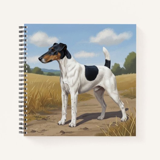 Glatthaar-Foxterrier Notizblock (Vorderseite)