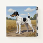 Glatthaar-Foxterrier Notizblock (Rückseite)