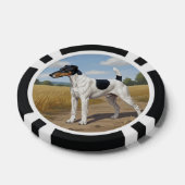 Glatthaar-Foxterrier Pokerchips (Einzeln)